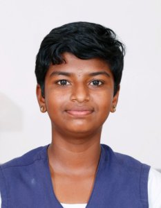 akshitha prasanna a scholarship student